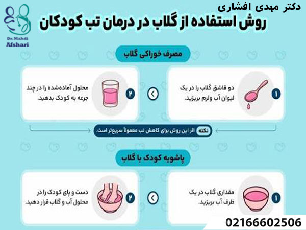 کاهش تب کودکان | علت تب در کودک |دمای طبیعی بدن کودک