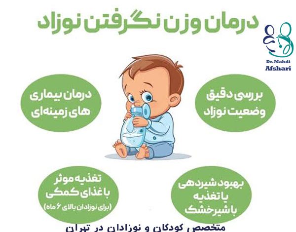 وزن‌گیری نوزاد، متخصص کودکان در تهران، متخصص اطفال در تهران،