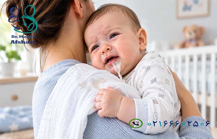 رفلاکس معده در نوزادان