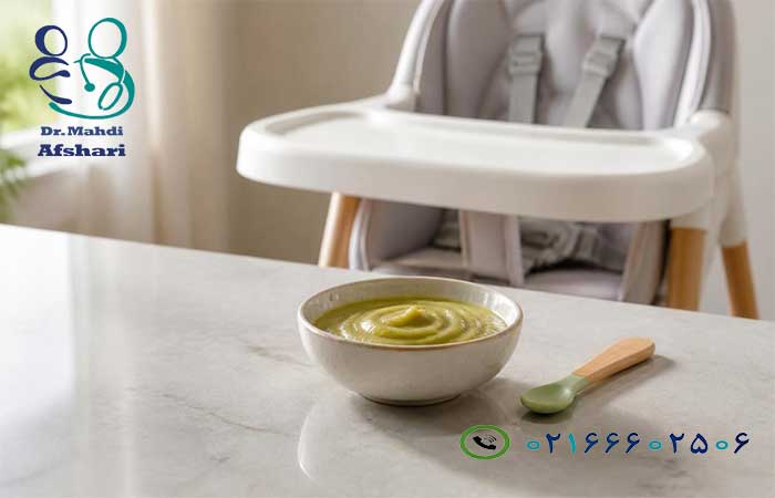 تغذیه تکمیلی نوزاد از ۶ ماهگی
