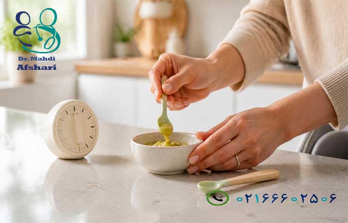 برنامه غذایی نوزاد شش ماهه